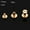 gold, variant on 10 pcs 5/6.5/8mm Bookkeeping Cloth Button Brass Nail Strap Rivets Screw Round Head Screws Leather Craft Solid Nail Bolt SILVER 8MM-10PCS
