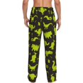 thumbnail image 3 of Goofa Cute Cartoon Dinosaurs Printed Soft Pajama Pants for Men, Wide Leg Comfy Casual Lounge Yoga Pants-, 3 of 9