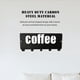 thumbnail image 4 of Gancho de almacenamiento Eccomum Soporte de metal para tazas de Café 6 ganchos color Negro, 4 of 7
