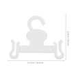 thumbnail image 2 of WRITWAA 10Pcs Plastic Hangers Space Saving Shoe Display Wall Transparent For Beach Shops Tradeshow Display, 2 of 8