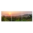 thumbnail image 2 of Furinno Seni 3-Panel MDF Framed Photography Triptych Print, 48" x 16", Dawn Scenery, 2 of 5