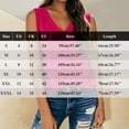 thumbnail image 3 of MESSUEN Sleeveless Tank Tops Tank Top for Women Loose Fit V-neck Raglan T Shirt Print Vest 2025 Loose Casual V Neck Shirt Flowing Top Women's Tops Womens Blouses Brown 2XL, 3 of 5