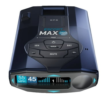 Escort MAX 360 MKII Bluetooth Radar Detector, 360° Awareness, Exceptional Range, Apple CarPlay® & Android Auto® (New)