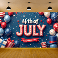 thumbnail image 6 of Colorful Design 4th of July Banner Star Pattern Independence Day Decorative Flags for Holiday Celebration Outdoor Events Party Decor, 6 of 8