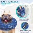 thumbnail image 5 of Miaocao Supet Inflatable Dog Cone Collar Alternative After Surgery, Doggie Neck Donut Collar Recovery ECollar for Post Surgery, Soft Dog Cone for Small Medium Puppies Cats, 5 of 6
