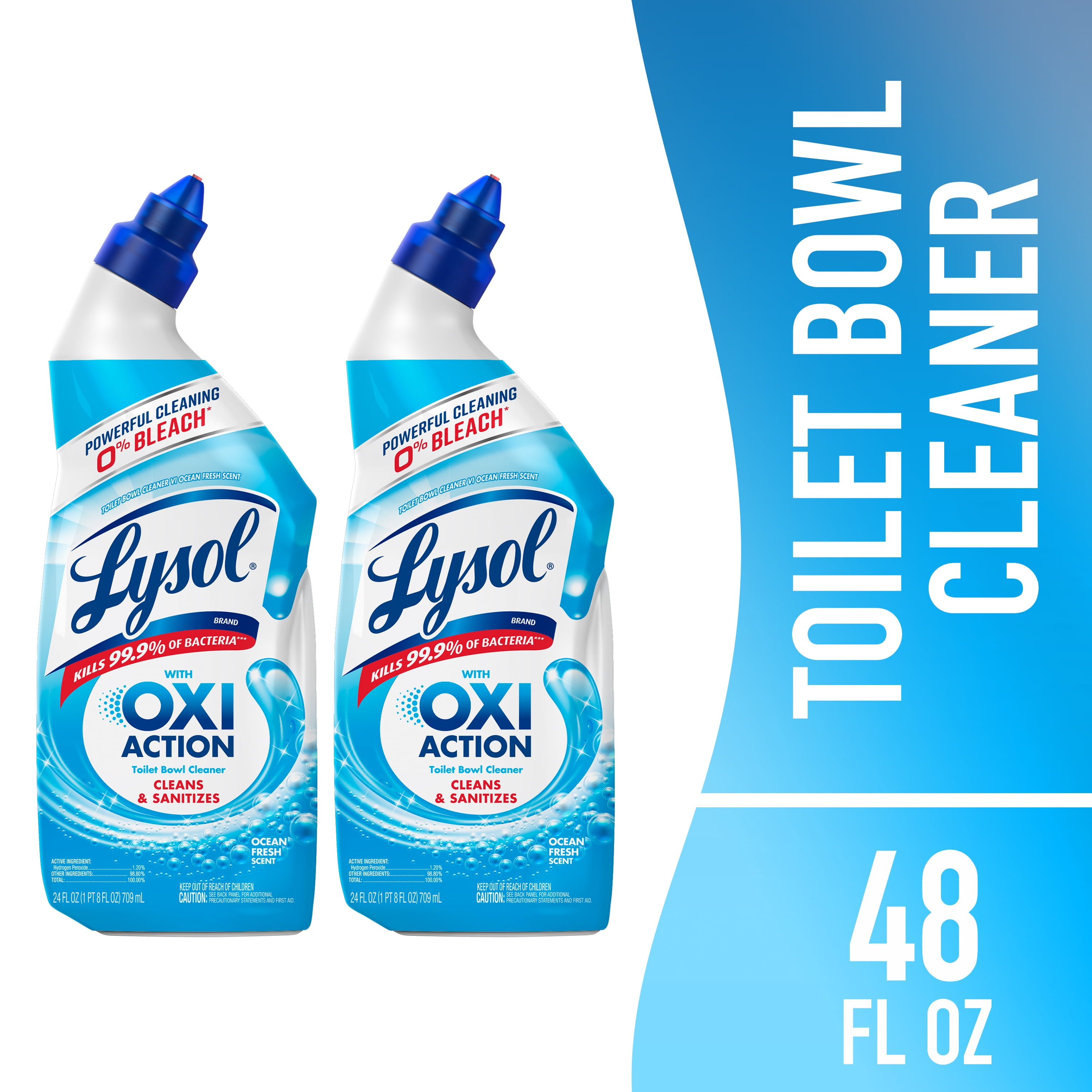 Lysol, Automatic Toilet Cleaner, 2 Count, Atlantic Fresh Scent