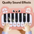thumbnail image 3 of Piano Para Bebés, Instrumentos Musicales De Juguete Para Niños Pequeños, Teclado Portátil De Bolsillo Para Niños Con Diseño De Tonos Duales De Guitarra De Piano, 3 of 7