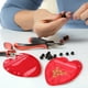 thumbnail image 3 of 100 bolsas de joyería con forma de corazón, resellables, para San Valentín, bonitas para pequeñas empresas, 3 of 7
