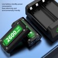 thumbnail image 3 of Gaming Console Controller Battery Charger, Dustproof Portable Safe Guard Recyclable Controller Battery Pack with Clear Charging LED Indicators for Daily Use, 3 of 7