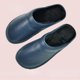 thumbnail image 5 of XIHAHA Zapatillas de felpa concisas, chanclas para hombre, mulas de piel, toboganes de interior de invierno, Zapatillas de casa peludas para hombre, zapatillas de cuero cálidas para hombre, 5 of 5