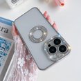 thumbnail image 2 of Funda De Lujo Galvanizada Diamond Eagle Eye Lens Film Para IPhone 14 13 12 11 Pro Max A Prueba De Golpes, 2 of 4