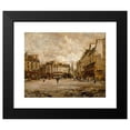 thumbnail image 2 of Emmanuel Lansyer 14x12 Black Modern Framed Museum Art Print Titled - Place Maubert (1888), 2 of 5