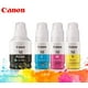 thumbnail image 1 of Kit 4 tintas Canon GI-10 Negra Cyan Magenta Amarilla, 1 of 3