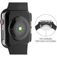 thumbnail image 4 of Hard Case for Apple Watch Series 6 / SE/Series 5 / Series 4 44mm, 2020 New iWatch PC Overall Protective Cover with Slim Tempered Glass Screen Protector (2-Pack Transparent), 4 of 7