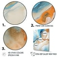 thumbnail image 3 of Designart "Liquid Ink: Blue And White Geyser IV" Abstract Shapes Canvas Prints, 3 of 7