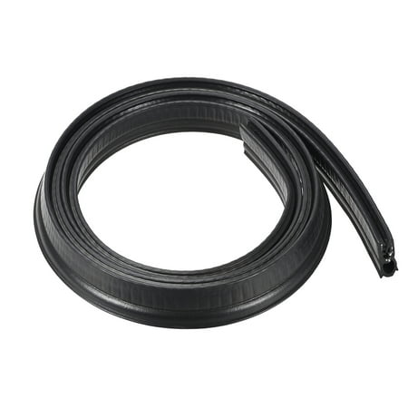 

Fits 1-3mm Edge 1M Length 0.83 Height Trim Seal with Top Bulb EPDM Rubber Seal