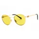 thumbnail image 1 of MIU MIU MU 55ZS 5AK07O Sunglasses Gold Frame Brown Lenses 50mm, 1 of 2