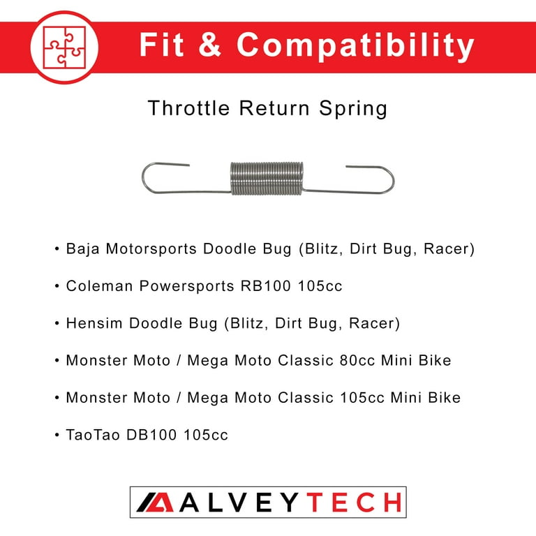 AlveyTech Throttle Return Spring for the Baja Doodle Bug, Coleman