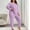 Purple-02, variant on LIBRCLO Womens Pajama Sets Plus Size Fashion Solid Color Lounge Wear Casual Long Sleeve Pants Sleepwear