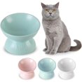 thumbnail image 5 of Kunmingshisd Cuenco elevado de cerámica para gatos - Cuenco elevado para gatos inclinado contra los vómitos - Cuenco para gatos grandes - Cuencos de porcelana para gatos - Cuenco para comida para gato, 5 of 5
