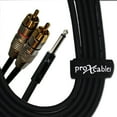 thumbnail image 4 of ProX XC-PYR05 5' 1/4" TS-M to Dual RCA-M Unbalanced High Performance Audio Y Cable, 4 of 4