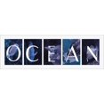 thumbnail image 2 of Vieira, Robin-Lee 14x7 Gold Ornate Wood Framed with Double Matting Museum Art Print Titled - Ocean, 2 of 4