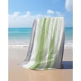 thumbnail image 4 of Sage Green Gray Beach Towels Oversized Super Absorbent, Neutral Abstract White Ombre Texture Lightweight Bath Towel Quick Dry Sets For Bathroom/Pool/Rv Camping/Beach Play/Gym Room/Picnic 31"x62", 4 of 8