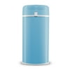 Bubula Premium Steel Diaper Waste Pail with Air Tight Lid and Lock, Baby Blue