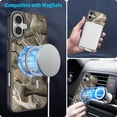 thumbnail image 3 of Nakedcellphone Stealth Series for Apple iPhone 16 Phone Case, Compatible with MagSafe - Bush Camouflage, 3 of 5