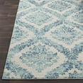 thumbnail image 6 of Mark&Day Area Rugs, 3x8 Bellburns Cottage Teal Runner Area Rug, Blue Ivory Grey Carpet for Hallway, Kitchen, Bedroom or Living Room (2'7" x 7'3" Runner), 6 of 9