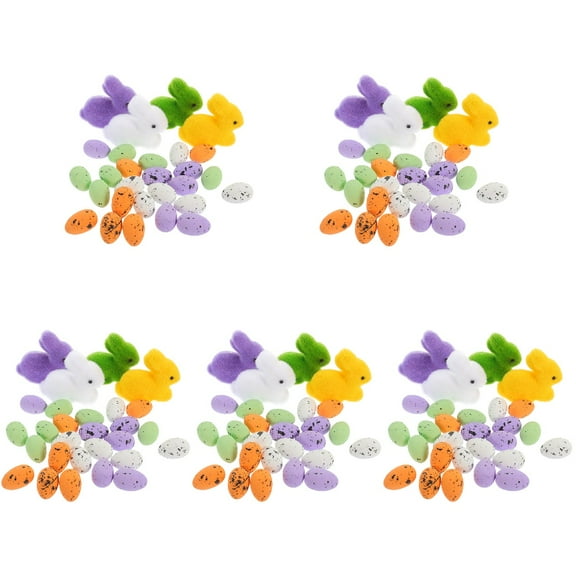 5 Pieces Kinder Easter Egg Bunny Set Child Baby 3.00X2.00X2.00CM