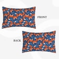 thumbnail image 2 of Naloa Abstract Vintage Fox and Plants Pillowcase, Throw Pillowcase, Wrinkle-Free, Stain-Resistant with Hidden Zipper for Bedroom Sofa-16"x24", 2 of 6