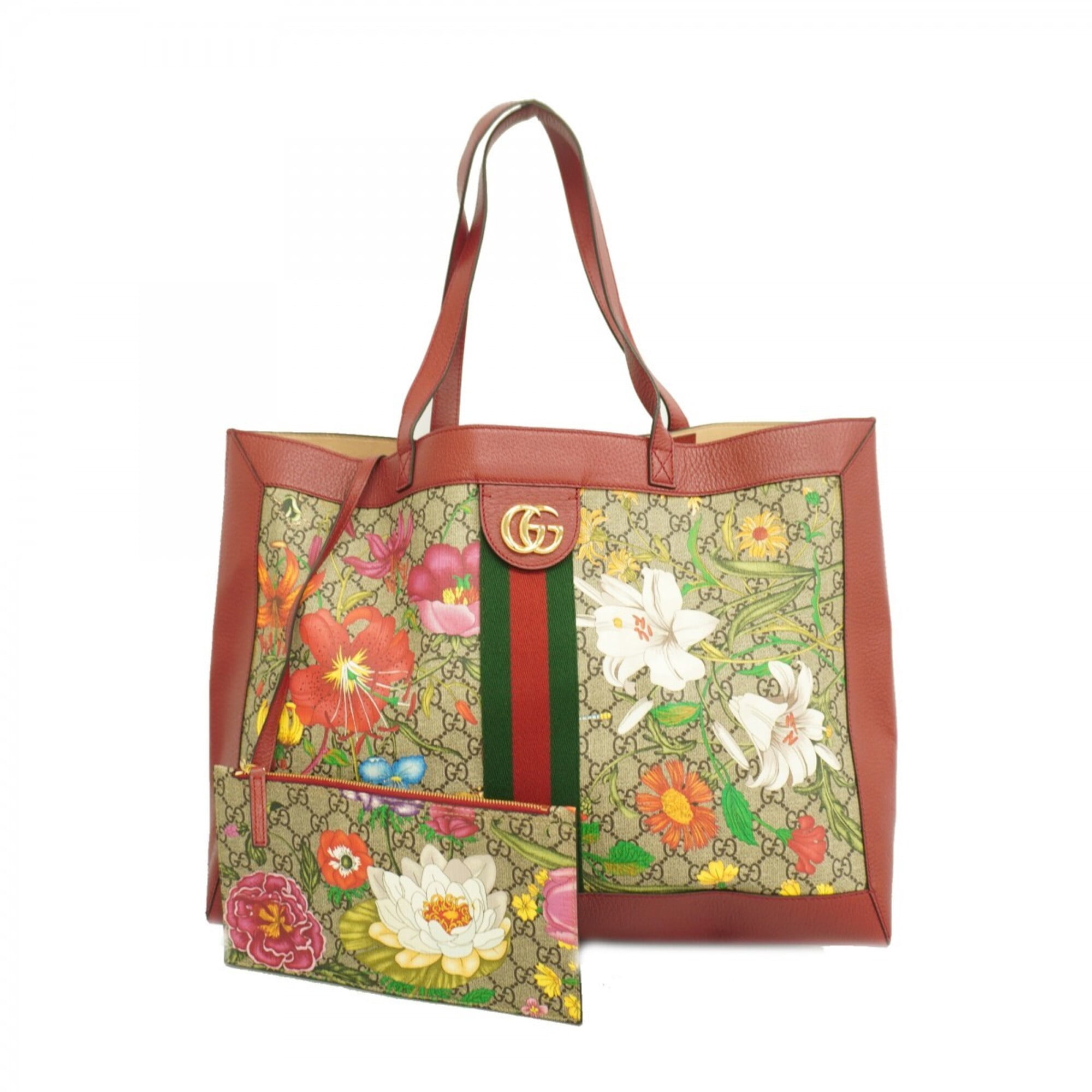 Gucci Ladies Ophidia Gg Flora Shoulder Bag