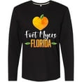 thumbnail image 3 of Inktastic Fort Myers Florida Orange in Heart Long Sleeve T-Shirt, 3 of 5