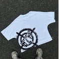 thumbnail image 5 of Camisetas con estampado gráfico de Ninja de Anime japonés Y2k, tops cortos de algodón de gran tamaño para mujer, ropa urbana Harajuku de manga corta para hombre, 5 of 5