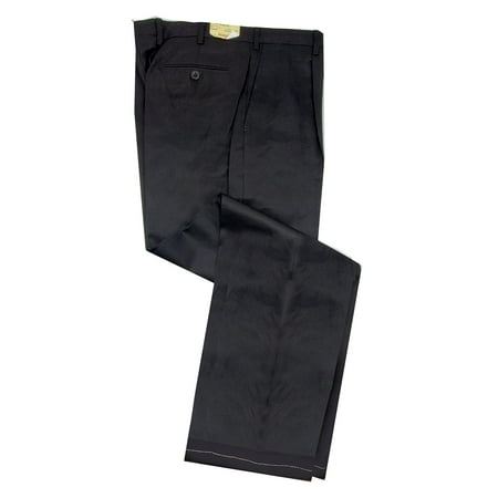 Brioni Men's Cortina Black Sateen Cotton Classic Pants (39)