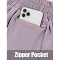 thumbnail image 4 of Short de Course à Séchage Rapide pour Femmes Short d'Entraînement Actif à la Taille Élastique avec Poches, 4 of 6