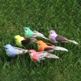 thumbnail image 4 of Mightlink Artificial Bird Realistic Festive Home Prop Brightly Colored Christmas Artificial Feathered Foam Bird for Balcony, 4 of 7