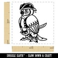 thumbnail image 2 of Pirate Parrot with Sword Self-Inking Rubber Stamp Ink Stamper - Yellow Ink - Small 1 Inch, 2 of 7