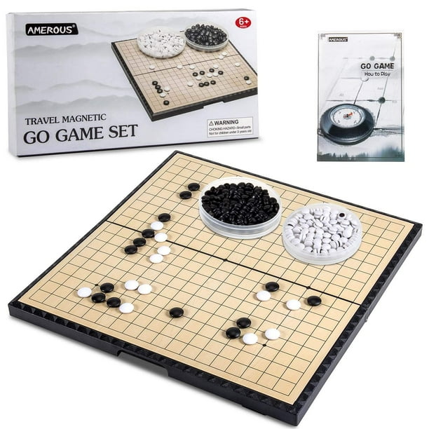 Set de juego Magnetic Go AMEROUS Travel plegable 28 x 28 cm