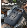 thumbnail image 5 of Dexnor for Google Pixel 9A Case with Slide Camera Cover & 2 Front Frames & Built-in Screen Protector & Heavy-duty Kickstand, Full-body Shockproof Protective Cover Rugged Bumper for Pixel 9A, Blue, 5 of 7