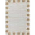 thumbnail image 2 of Hauteloom Yuval Jute Living Room, Bedroom Area Rug - Traditional, Transitional - Cream, Charcoal - 5' x 7'6", 2 of 6