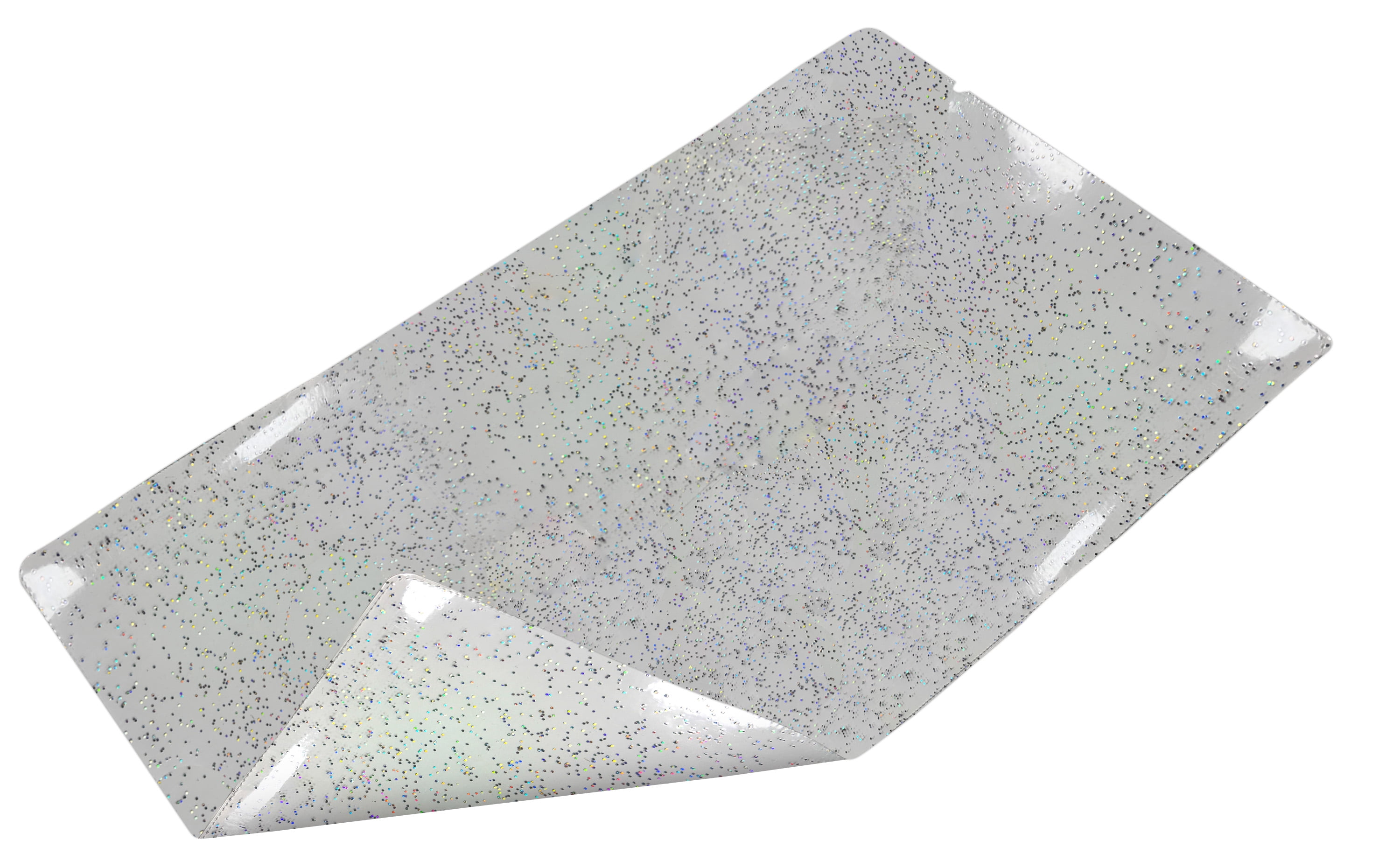 Pen+Gear Large Desk Mat, Clear Glitter, 25.98" x 14.96"