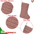 thumbnail image 5 of Christmas Stockings,Red Christmas Reindeer Pattern Stockings Christmas,14.8'' Xmas Stockings,Christmas Party Favors,Christmas Party Decorations,Christmas Stockings Personalized, 5 of 5