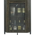 thumbnail image 5 of Corner Wine Bar Rack Cabinet with Detachable Wine Rack, Bar Cabinet with Glass Holder, Small Sideboard and Buffet Cabinet with Mesh Door (Dark Rustic Oak), 5 of 16