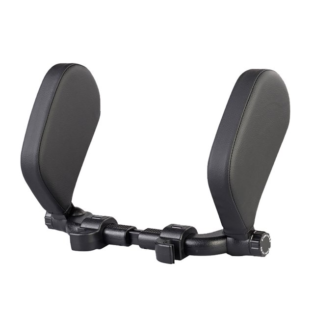 Fiudx Almohada para Coche, Soporte Cervical Cómodo En Forma de U, Reposacabezas Viaje de Cuero de Pvc, Ayuda para Dormitorio Largas Distancias, Esencial para Coche Familiar, Solución para Dormir Segu