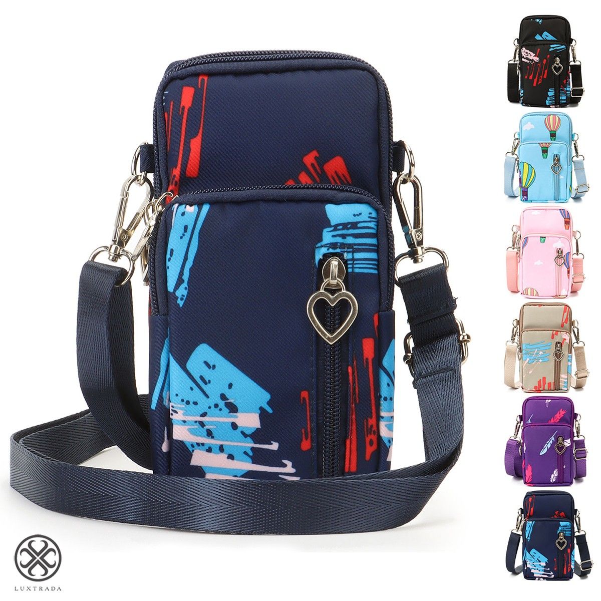 Luxtrada Mini Crossbody Bag Cell Phone Shoulder Strap Wallet Pouch