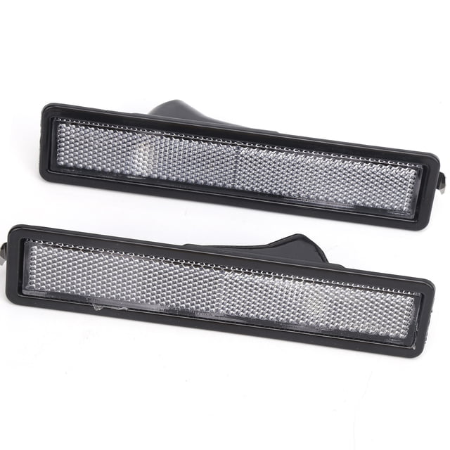uds luces de posición laterales delanteras de coche carcasa 63141377849 reemplazo de mantenimiento para lente blanca E30 E32 E34