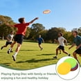 thumbnail image 5 of Uxcell Soft Flying Disc, Sports Flying Discs All Ages Outdoor Flying Disc Training Playing Lightweight Durable 6 Pcs & 7" & Green-Fitting For(Beach/Backyard/Lawn/Park Camping Game), 5 of 6