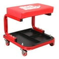 thumbnail image 1 of Torin Tabouret de Garage Roulant Rembourré avec Plateau à Outils, Rouge, 1 of 3